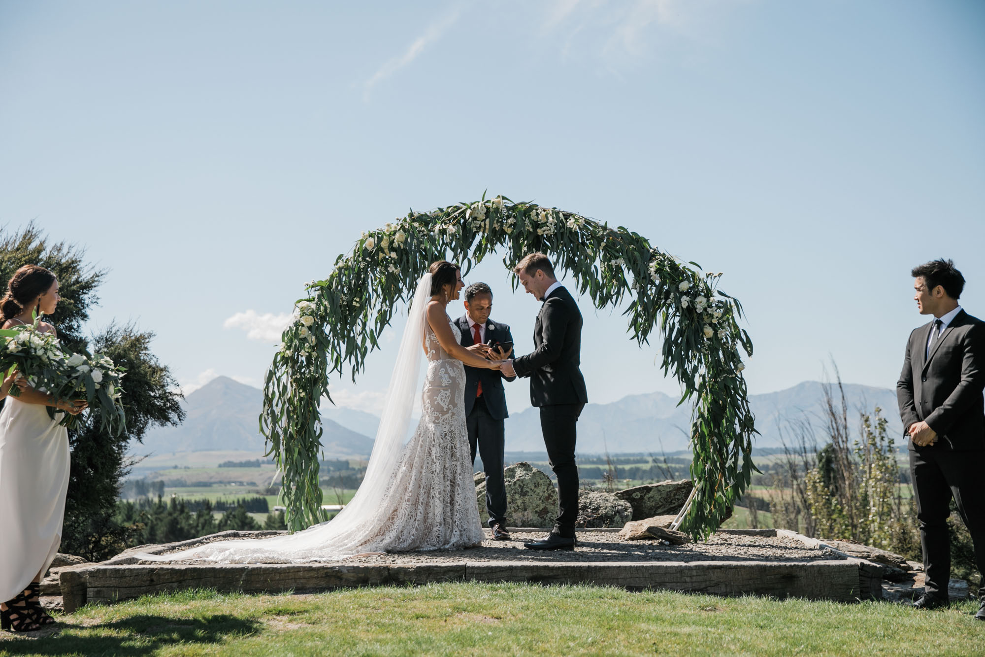 Ceremony Photos At Criffel Woolshed Wedding