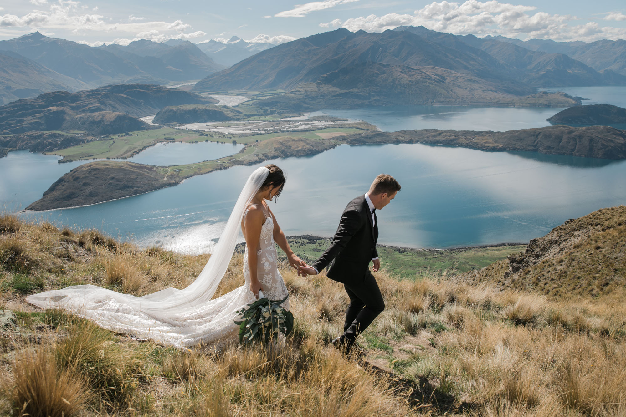 Views Of Lake Wanaka For Wedding Photos